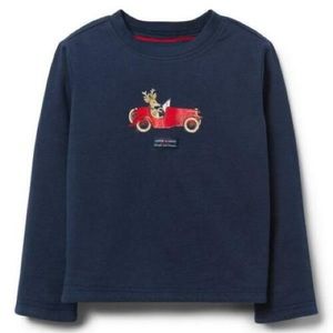 Janie and Jack Reversible Reindeer Car Tee
